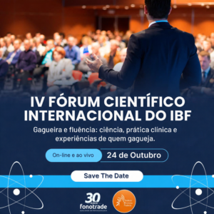 IV FÓRUM CIENTÍFICO INTERNACIONAL DO IBF